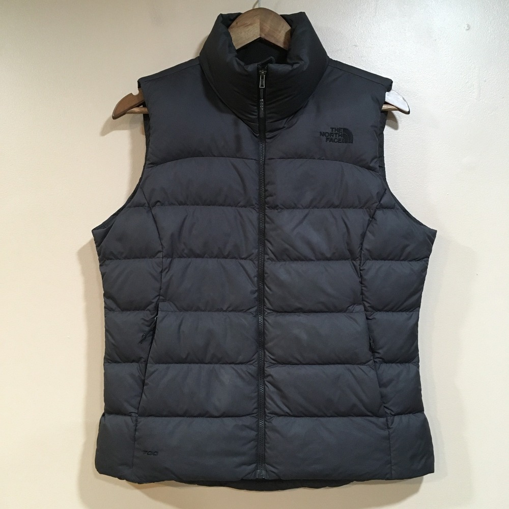 The North Face Nuptse Puffer Vest 700 Fill Womens M Black Insulated Performance